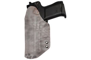 Image of Black Rhino Concealment Concealed Carry IWB Holster System / Glock, Model Glock 20/21, Left Handed Shooter, Cant 0 Degrees, Kryptek Nomad, 191204379730