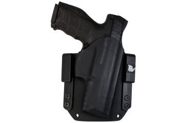 Image of Black Rhino Concealment Tactical Carrier OWB Holster System w/ Light Holster - Springfield Armory, Model Springfield Armory XD .45 5in, Left Handed Shooter, Cant 0 Degrees, Black, 191204831924