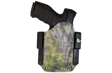Image of Black Rhino Concealment Tactical Carrier OWB Holster System w/ Light Holster - Springfield Armory, Model Springfield Armory XD .45 5in, LHded Shooter, Cant 0 Degrees, Kryptek Altitude, 191204832020