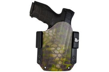 Image of Black Rhino Concealment Tactical Carrier OWB Holster System w/ Light Holster - Springfield Armory, Model Springfield Armory XD .45 5in, LHded Shooter, Cant 0 Degrees, Kryptek Mandrake, 191204832044