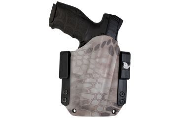 Image of Black Rhino Concealment Tactical Carrier OWB Holster System w/ Light Holster - Springfield Armory, Model Springfield Armory XD .45 5in, Left Handed Shooter, Cant 0 Degrees, Kryptek Nomad, 191204832068