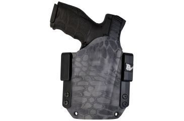 Image of Black Rhino Concealment Tactical Carrier OWB Holster System w/ Light Holster - Springfield Armory, Model Springfield Armory XD .45 5in, Left Handed Shooter, Cant 0 Degrees, Kryptek Raid, 191204832075