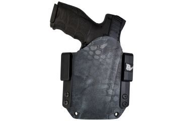 Image of Black Rhino Concealment Tactical Carrier OWB Holster System w/ Light Holster - Springfield Armory, Model Springfield Armory XD .45 5in, LHded Shooter, Cant 0 Degrees, Kryptek Typhon, 191204832082