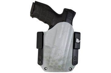 Image of Black Rhino Concealment Tactical Carrier OWB Holster System w/ Light Holster - Springfield Armory, Model Springfield Armory XD .45 5in, Left Handed Shooter, Cant 0 Degrees, Kryptek Yeti, 191204832099