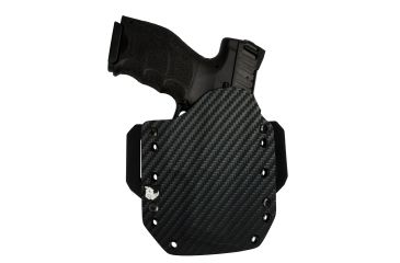 Image of Black Rhino Concealment Tactical Carrier OWB Holster System w/ Light Holster - Springfield Armory, Model Springfield Armory XD .45 5in, LHded Shooter, Cant 0 Degrees, Carbon Fiber Black, 191204831931