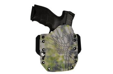 Image of Black Rhino Concealment Tactical Carrier OWB Holster System w/ Light Holster - Springfield Armory, Model Springfield Armory XD .45 5in, LHded Shooter, Cant 0 Degrees, Kryptek Altitude, 191204832020