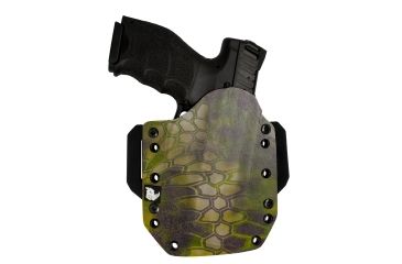 Image of Black Rhino Concealment Tactical Carrier OWB Holster System w/ Light Holster - Springfield Armory, Model Springfield Armory XD .45 5in, LHded Shooter, Cant 0 Degrees, Kryptek Mandrake, 191204832044