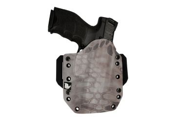 Image of Black Rhino Concealment Tactical Carrier OWB Holster System w/ Light Holster - Springfield Armory, Model Springfield Armory XD .45 5in, Left Handed Shooter, Cant 0 Degrees, Kryptek Nomad, 191204832068