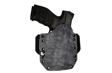 Image of Black Rhino Concealment Tactical Carrier OWB Holster System w/ Light Holster - Springfield Armory, Model Springfield Armory XD .45 5in, Left Handed Shooter, Cant 0 Degrees, Kryptek Raid, 191204832075