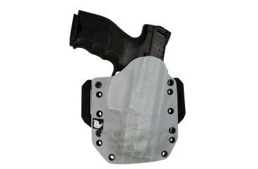 Image of Black Rhino Concealment Tactical Carrier OWB Holster System w/ Light Holster - Springfield Armory, Model Springfield Armory XD .45 5in, Left Handed Shooter, Cant 0 Degrees, Kryptek Yeti, 191204832099