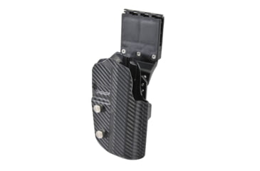Image of Black Scorpion Outdoor Gear Glock 17, 19, 19X, 22, 44, 45 Pro Competition Holster, Left Hand, Carbon Fiber, HC04-USPSA-GL17CFLH