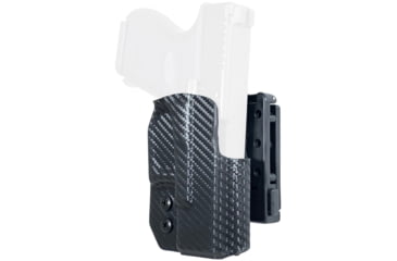 Image of Black Scorpion Outdoor Gear Glock 26, 27, 33 Pro IDPA Holster, Left Hand, Carbon Fiber, HC03-IDPA-GL26-CFLH