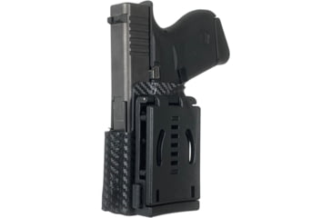 Image of Black Scorpion Outdoor Gear Glock 42, 43, 43X Pro IDPA Holster, Left Hand, Carbon Fiber, HC03-IDPA-GL43-CFLH
