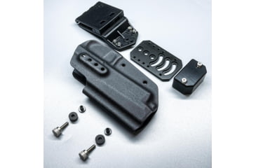 Image of Black Scorpion Outdoor Gear Pro Competition OWB Holster, Glock 17, 19, 19X, 22, 31, 44, 45 w/ TLR7, TLR8, Right Hand, Black, HC04-USPSA-GL17TLR8BKRH