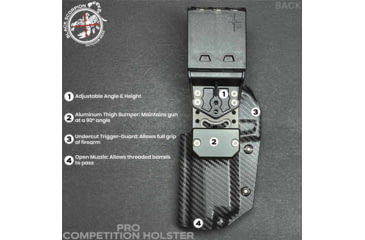 Image of Black Scorpion Outdoor Gear Pro Competition OWB Holster, Canik SFx Rival, Right Hand, Carbon Fiber, HC04-USPSA-SFXRIVALCFRH