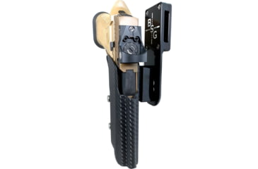 Image of Black Scorpion Outdoor Gear Pro Heavy Duty Competition Holster, Right Hand, SIG Sauer P320, 3.9 - 5in Barrel, 1.5 - 1.75in Belts, Kydex/ 6066 Aluminum, Carbon Fiber/Black, HCD1-USPSABS-P320X5CFRH