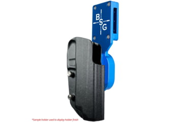 Image of Black Scorpion Outdoor Gear Pro Heavy Duty Competition Kydex OWB Holster, Springfield Armory Prodigy 5in , Right Hand, Blue Shell Black, HCD3-USPSABS-PRODIGY5BKRH