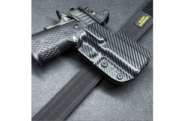Image of Black Scorpion Outdoor Gear Sig Sauer P320 X5, X5 Legion Pro IDPA Competition Holster, Left Hand, Carbon Fiber, HC03-IDPA-P320X5CFLH