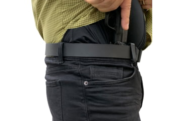 Image of Black Scorpion Outdoor Gear SPRINFIELD HELLCAT OWB Kydex Holster, Right, Black, HC24-OWBCONCEL-HELLCATBKRH