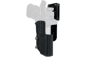 Image of Black Scorpion Outdoor Gear Staccato C2 Pro Heavy Duty Competition Holster, Left, Black/Carbon Fiber, HCD1-USPSABS-STAC2CFLH