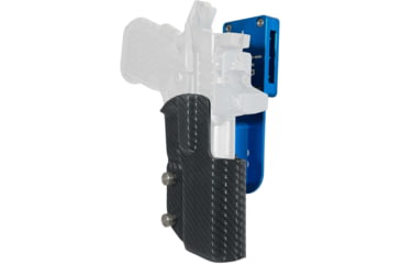 Image of Black Scorpion Outdoor Gear Staccato C2 Pro Heavy Duty Competition Holster, Left, Blue/Carbon Fiber, HCD3-USPSABS-STAC2CFLH
