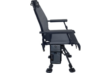 Image of BLACK SIERRA EQUIPMENT Heated HI-LINE Swivel Chair, Gray, HCH-032H-GRY-BSE