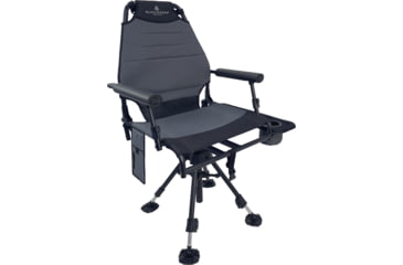 Image of BLACK SIERRA EQUIPMENT Heated HI-LINE Swivel Chair, Gray, HCH-032H-GRY-BSE