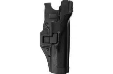 Image of BlackHawk Level 3 SERPA Auto Lock Duty Holster, Right Hand, Black, Matte, For Glock 17/19/22/23/31/32, 44H100BK-R