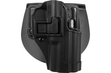 Image of Blackhawk Serpa CQC Concealment Holster with Matte Finish w/Belt Loop and Paddle, Matte Black, Right Hand, HK SFP9/VP9/VP40, 410579BK-R