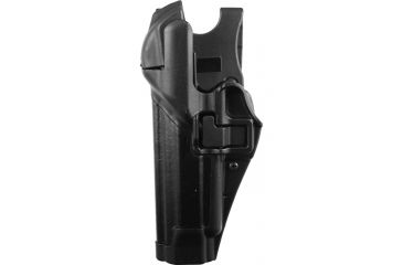 Image of Blackhawk SERPA Level 3 ALS Duty Holster, Right Hand, Black, Matte - Beretta 92/96w/or w/o Rails, 44H104BK-R