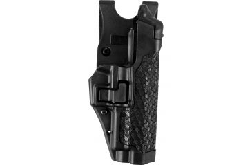Image of Blackhawk SERPA Level 3 ALS Duty Holster, Right Hand, Black, Basket - Sig 220/226/228/229 44H106BW-R