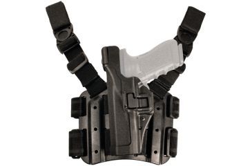 Image of BlackHawk SERPA Level 3 Holster for Sig 250DC, Left Hand, Black