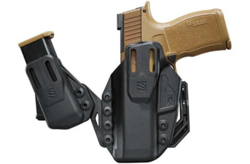 Image of BlackHawk Stache Premium IWB Holster Kit, Staccato, Polymer Belt Clip, Ambidextrous, Black, 416199BK