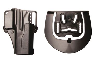 Image of BlackHawk Standard CQC Holster Smith &amp; Wesson M&amp;P Shield Matte Black Left Hand