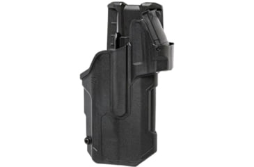 Image of BlackHawk T-series Level 2 Duty Holster Light-Bearing, Glock 22 Gen 5/ S&amp;W M&amp;P W/O Safety/ H&amp;K VP9 TLR 1/2, Right Hand, Red, 44NB13BKR