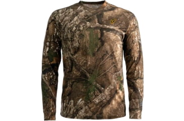 Image of Blocker Outdoors Fused Cotton Long Sleeve Shirt - Men's, Realtree APX, Large, 1409114