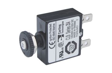 Image of Blue Sea Systems 25A Push Button Thermal with Quick Connect Terminals 7058 20542