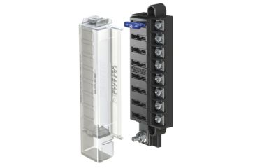 Image of Blue Sea Systems 5046 ST Blade Compact Fuse Blocks - 8 Circuits w/Cover 58586