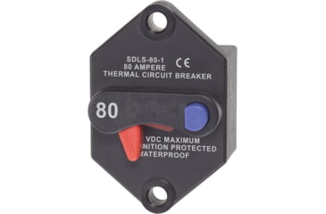 Image of Blue Sea Systems 7076 Klixon Circuit Breaker - Panel Mount 80A 54789