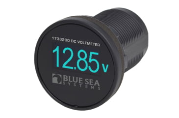 Image of Blue Sea Systems Mini OLED Voltmeter - Blue