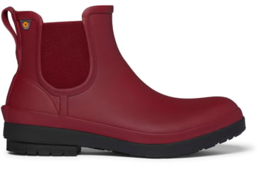 Image of Bogs Amanda Plush II Chelsea Shoes - Womens, Cranberry, 7, 72703-608-7