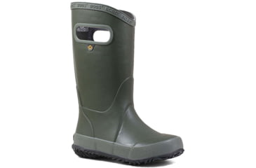 Image of Bogs Rainboot Solid Shoes - Kids, Dark Green, 9, 71325-301-9