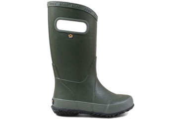 Image of Bogs Rainboot Solid Shoes - Kids, Dark Green, 9, 71325-301-9
