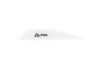 Image of Bohning Alpha Vanes, 100 Pack, White, 101062WH28