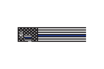 Image of Bohning Arrow Wraps Law Enforcement 4 in, Standard, 13 Pk, Black/Blue, 501001LE