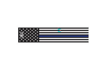 Image of Bohning Arrow Wraps Law Enforcement 4 in, Small, 13 Pk, Black/Blue, 501002LE
