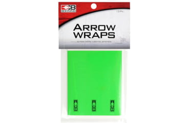 Image of Bohning Arrow Wraps Small diameter 5.5 in, Neon Green, 13 Pk, 501072NG
