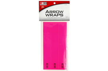 Image of Bohning Arrow Wraps, Standard 5.5 in, Hot Pink, 13 pack, 1006433