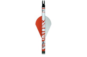 Image of Bohning Blazer Arrow Wrap, White/Red Tiger 4 in. 13 pk. 501001WRT