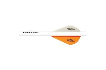 Image of Bohning Blazer QuikFletch, Neon Orange/White 6 pk. 101001NO